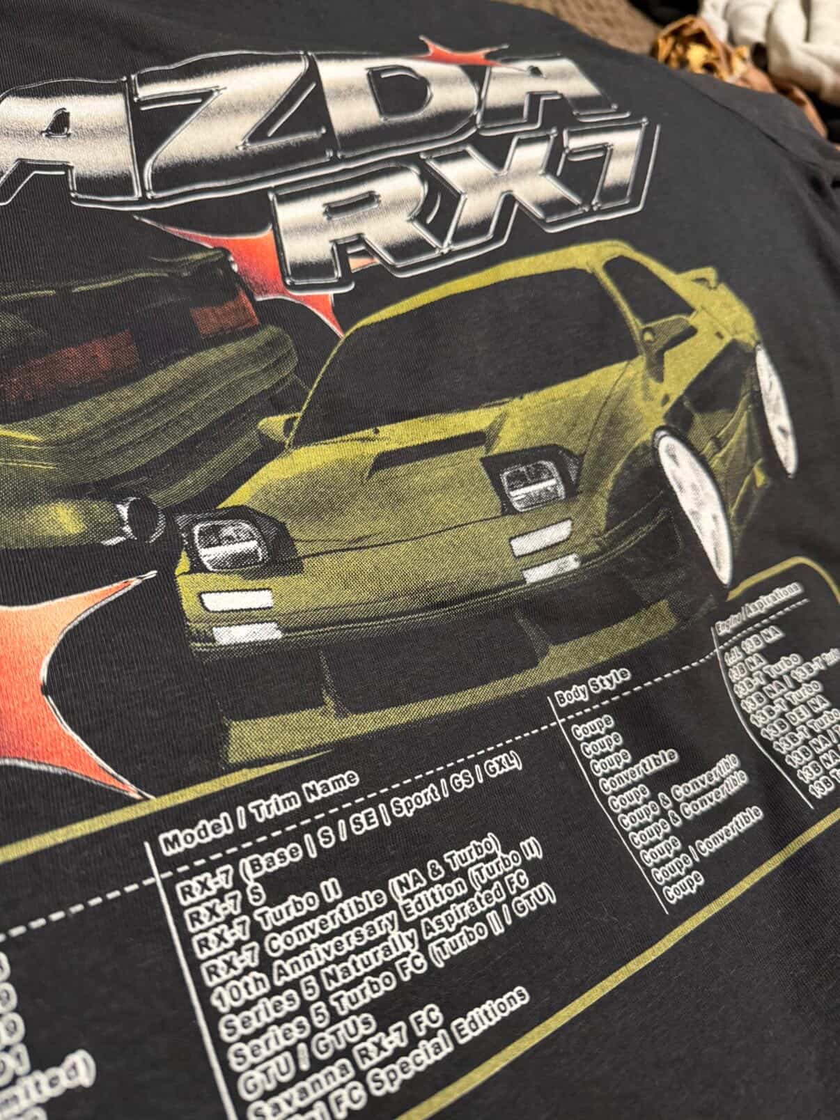 RX7 Magazine Tee