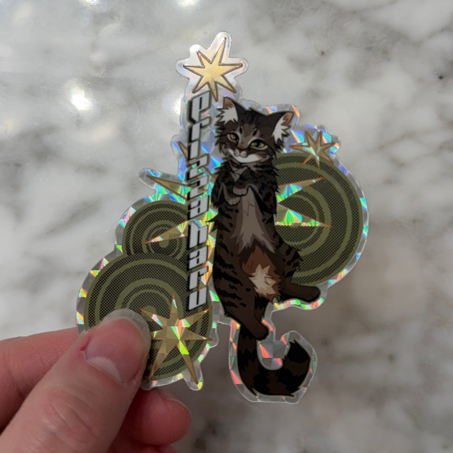 PrizzaHaru Holographic Sticker